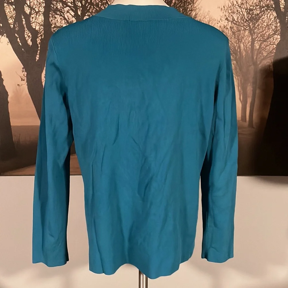 Covington Teal Top Cardigan Set - L - Picture 4 of 9